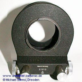 Praktina-Balgennaheinstellger�t (Typ 1 - f�r Optiken mit Normalblende oder Vorwahlblende)