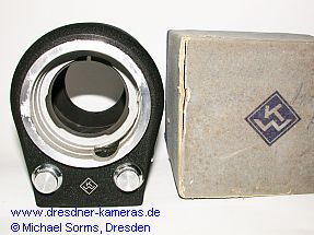 Praktina-Balgennaheinstellger�t (Typ 2  - zus�tzlich f�r Optiken mit Springblende)