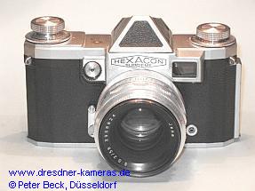 Hexacon Supreme #35150 mit B 2/58 (Praktina-FX-Exportversion f�r den US-Markt)