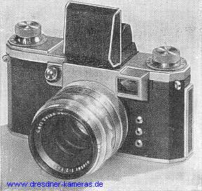Praktina Prototyp, abgebildet in "Die Fotografie" Heft 11/1952